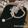 Handmade Lily of the Valley Brooch Kit - Retro Pin Jewelry for Bags and Clothing Accessories (X38)