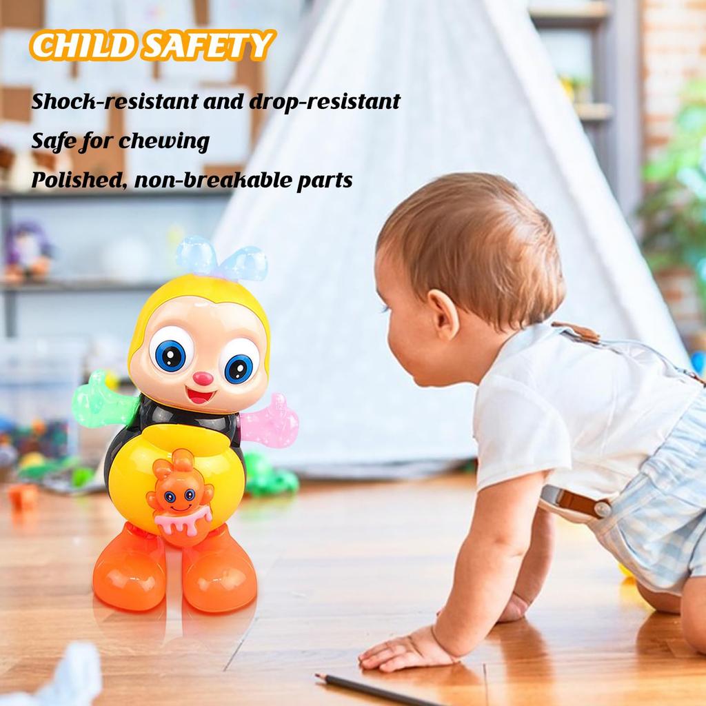 Hot Dancing Bee Toys - Musical Interactive Bees With Lights And Music, Educational Cartoon Toys For Adults Over 18 Years Old