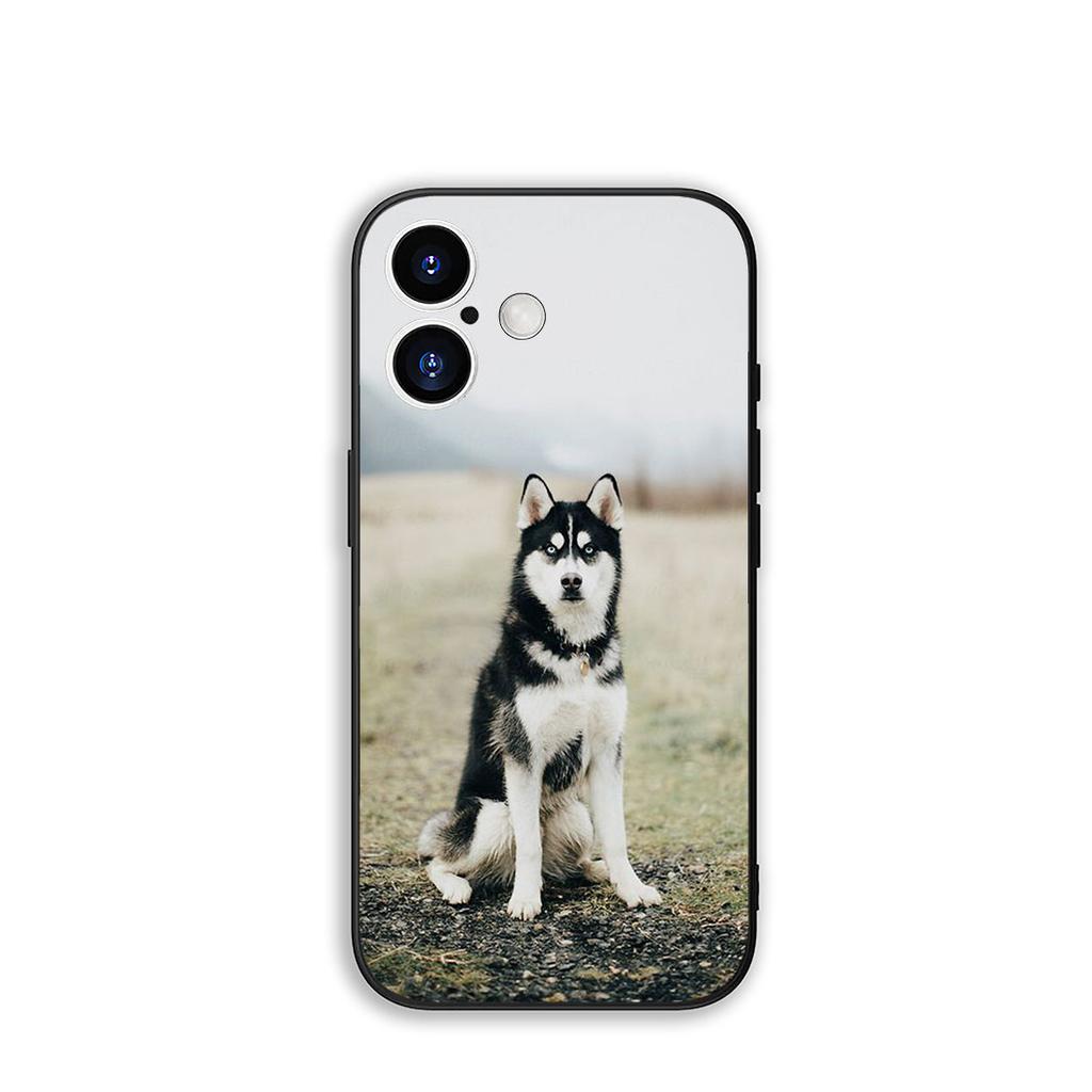 Phone Cover Animal Lovely Husky Dog Casing for Samsung Galaxy S25 S24 S22 S23 FE Ultra Plus A56 A05 A06 A15 A16 A55 S7 Edge Case