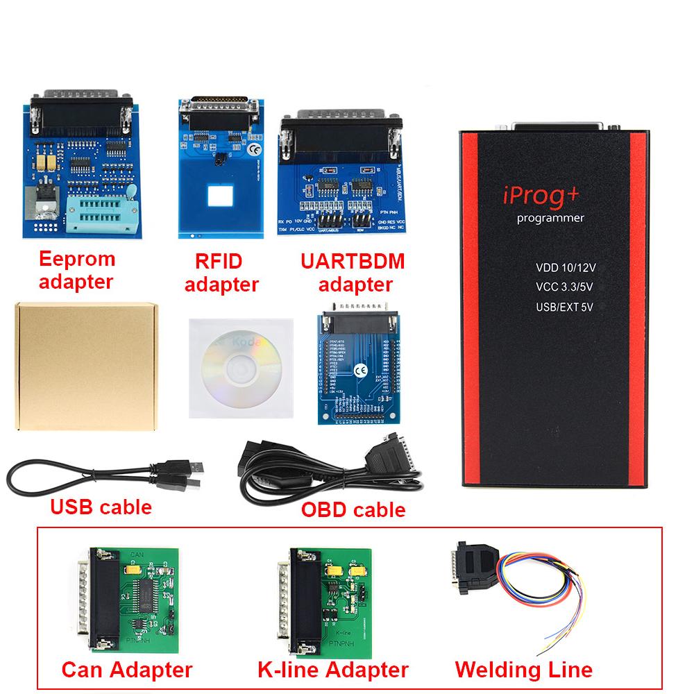 2025 IPROG Pro V87 Полный комплект ECU Key Programmer Iprog+ Eeprom IMMO Car Radio Сброс приборной панели Километр