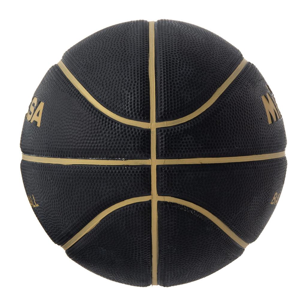 MIKASA Size 3 Juniors and Basketball, (for Kids), Rubber, Black/Gold, B3JMR-BKGL
