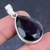 Аметист Драгоценный камень Ручная работа 925 Стерлинговое серебро Подарок Ювелирное изделие Подвеска 1,65" I1t83