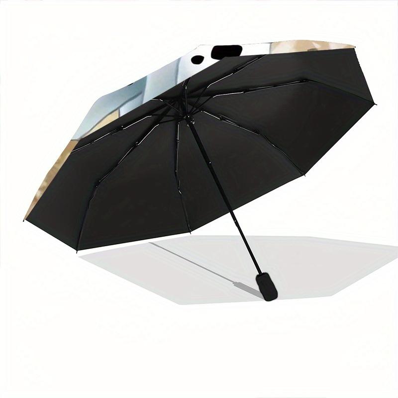 101 Dalmatians Automatic Open/CloseCartoon Umbrella-CuteUmbrella with Cute Design, Portable 3-Fold Compact Umbrella for Men & Women, Valenti