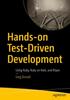 Книга Hands-on Test-Driven Development : Using Ruby, Ruby On Rails, and RSpec