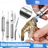 6 In 1 Shrimp Peeler Knife 304 Stainless Steel Prawn Devein Peel Shrimp Knife Multifunction Lobster Shell Peel Tool Seafood Tool