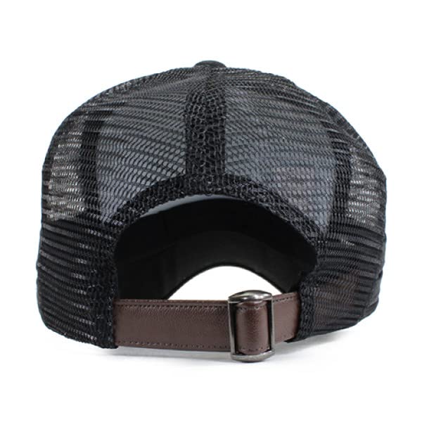 AVIREX Кепка Avirex, сетчатая кепка, американская повседневная кепка, популярная трендовая брендовая уличная подарочная кепка с логотипом для мужчин (Чувствовал (черный))