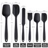 LMETJMA 6 Piece Silicone Spatula Set Non-Stick Heat-Resistant Spatulas Turner for Cooking Baking Mixing Baking Tools KC0320