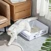 Large Foldable Litter Box for Cats Splash-proof High-Capacity Travel-Friendly Cat Toilet Sandbox Supplies