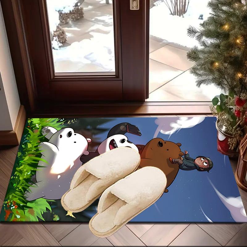 Nightly Friends bears Adventure Carpet, Chair Rug,Rug for Office Bedroom living rooms, Doormat decor Fan Gift Christmas Gift