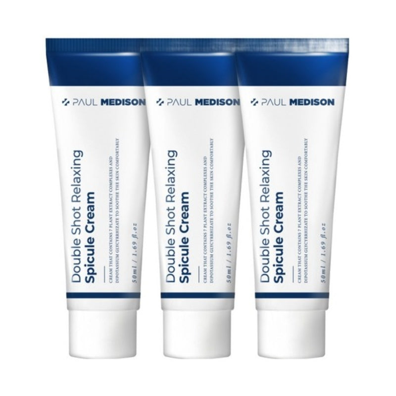 Paul Medison Double Shot Relaxing Spicule Cream 50ml*3Pcs/5Pcs