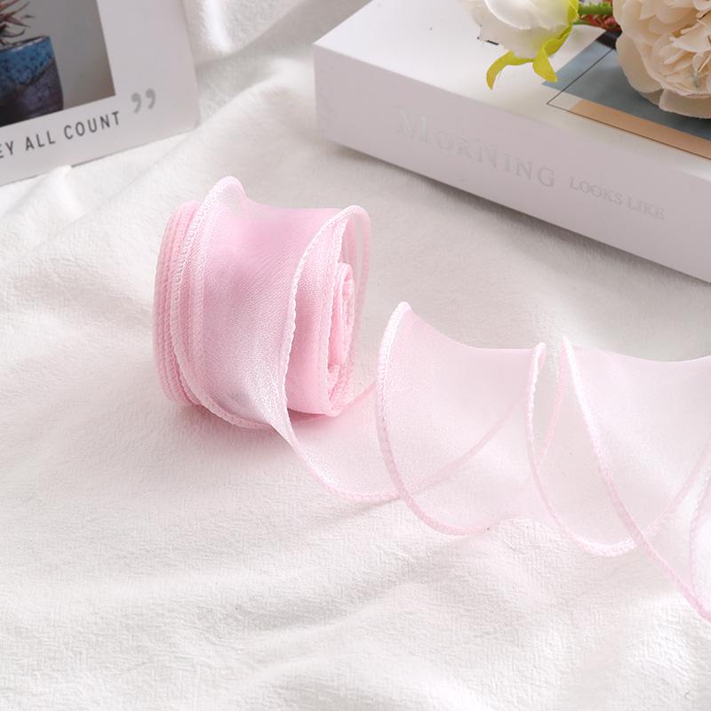 6 см простая лента «рыбий хвост» для букетов, тортов и поделок своими руками