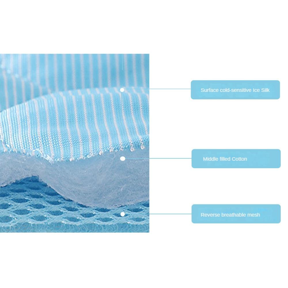 Ледяная подставка для домашних животных, летняя охлаждающая ледяная шелковая спальная подушка для дивана, подушка для домашних животных, анти-укус, ледяная подставка для собак, летняя охлаждающая подставка для кошек