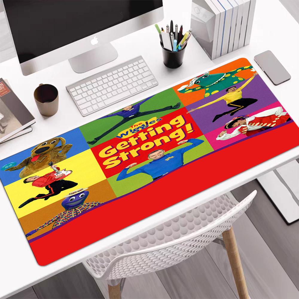 The Wiggles Theme Mouse Pad, Non Slip Rubber Base, Multifunctional Office & Home Decor, Perfect for Workspace Personalization.