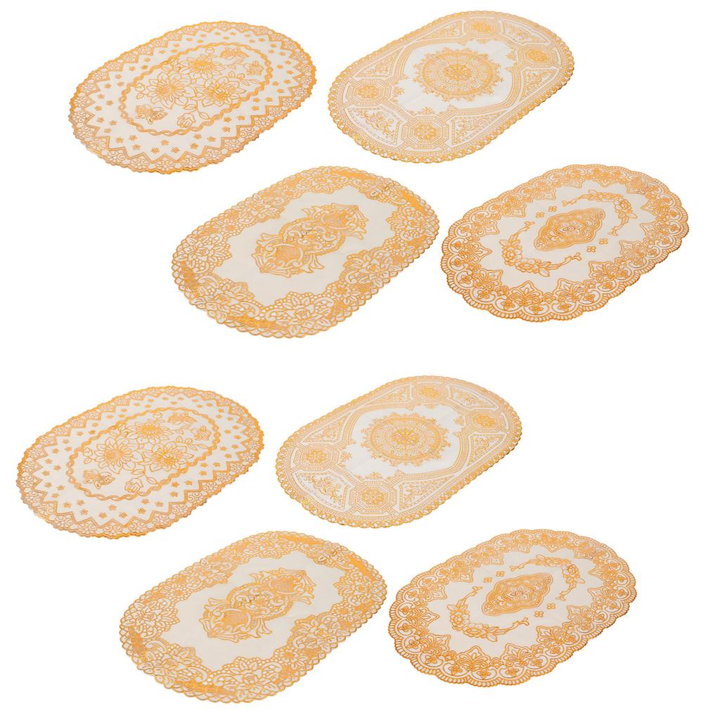 2 шт. ПВХ коврик для стола золотые подставки под чашки подставка для кухни ресторана свадебное украшение