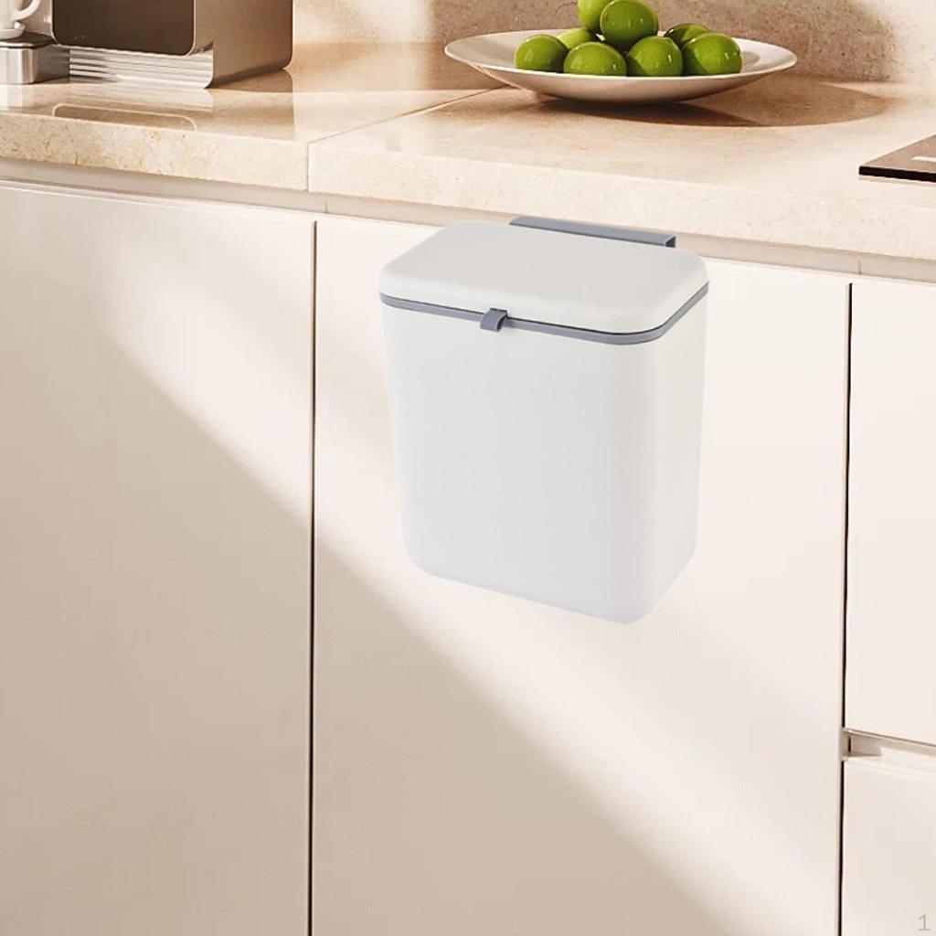 Hanging Kitchen Trash Can Easy To Clean with Inner Bucket Modern Stylish for RV Home