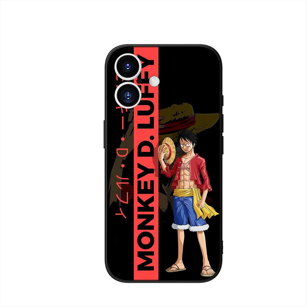 Luffy One Roronoa Zoro Pieces Phone Cover Case for Apple iPhone 16 15 14 Plus 13 12 Mini 17 Pro Max + 16E Air 16+ ProMax Casing