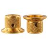 2PCS Precision Aluminum Potentiometer Knobs with Secure Fit for Guitars