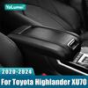 Для Toyota Highlander XU70 Kluger 2024 Автомобильный Подлокотник Консоль Накладка Подушка Опора Коробка Верхняя Накладка Подлокотника