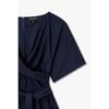 Emporio Armani Women Cotton Poplin Knot Dress A526112506