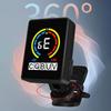 Digital Electric Tuner, Guitar Capo Metronome Rotatable Musical Instrument Tuner