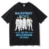 Футболки Backstreet Boys Y2K Веселая Повседневная Хлопковая Одежда Подарочная Одежда В МИЛЛЕНИУМ Винтажные Топы Женские Мужские Уличная Одежда Футболки