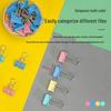 Deli Colorful 19mm Binder Clips (40 Pcs)