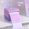 New Gradient Color Boxed Sticky Notes Students with Full Adhesive Index Label Stickers Memo Pad 256 Pieces
