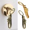 Brass Dragon Head Keychain Handmade Pure Copper Lucky Charm Creative Non-fading Dragon Keychain Hanging Pendant