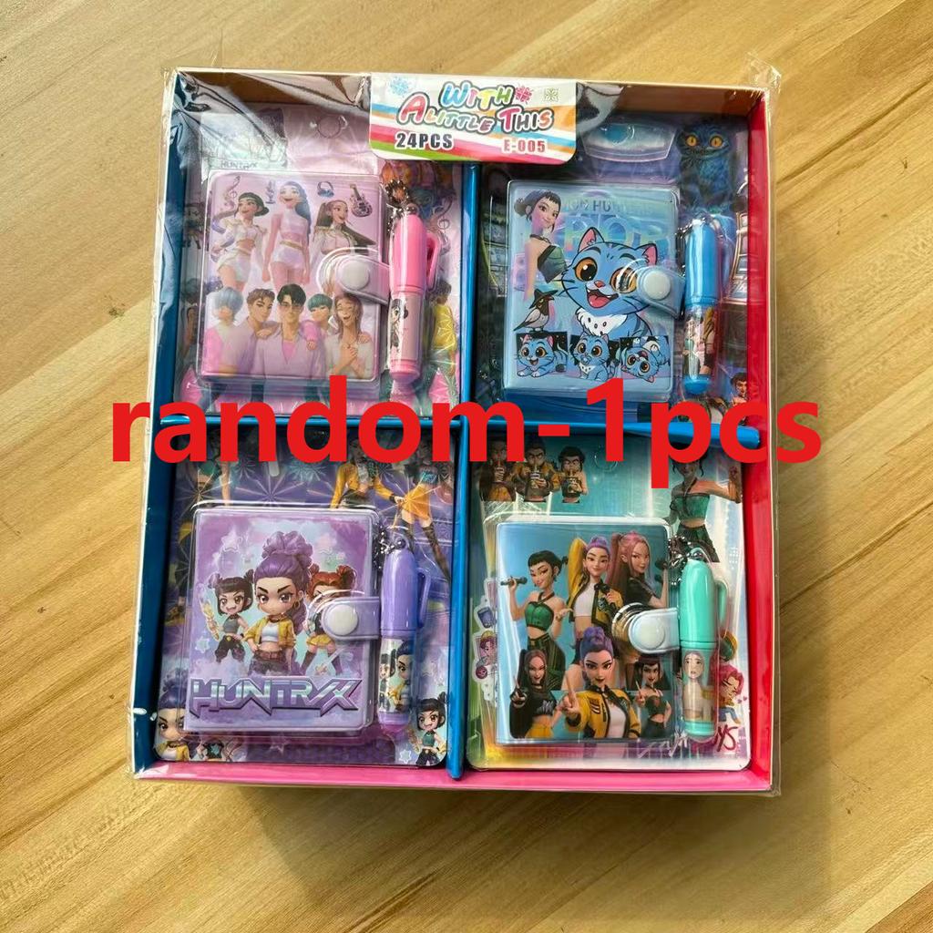 4 K-Pop Demon Hunter anime peripheral nail press DIY children's plastic nail kit perfect holiday gift for girls