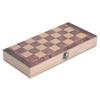 3in1 Portable Wooden Chessboard Folding Board Chess Game For Party Family Activities (29*29cm)