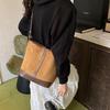 Women's Retro Suede Bucket Bag: Autumn 2025 Large Capacity Shoulder & Crossbody Bag