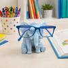 Comfortable Touch Figurine Elephant Shape Glasses Frame, 3D Printed Hand Carved Exquisite Art Decoration Holder, Decorative Ornament for Home