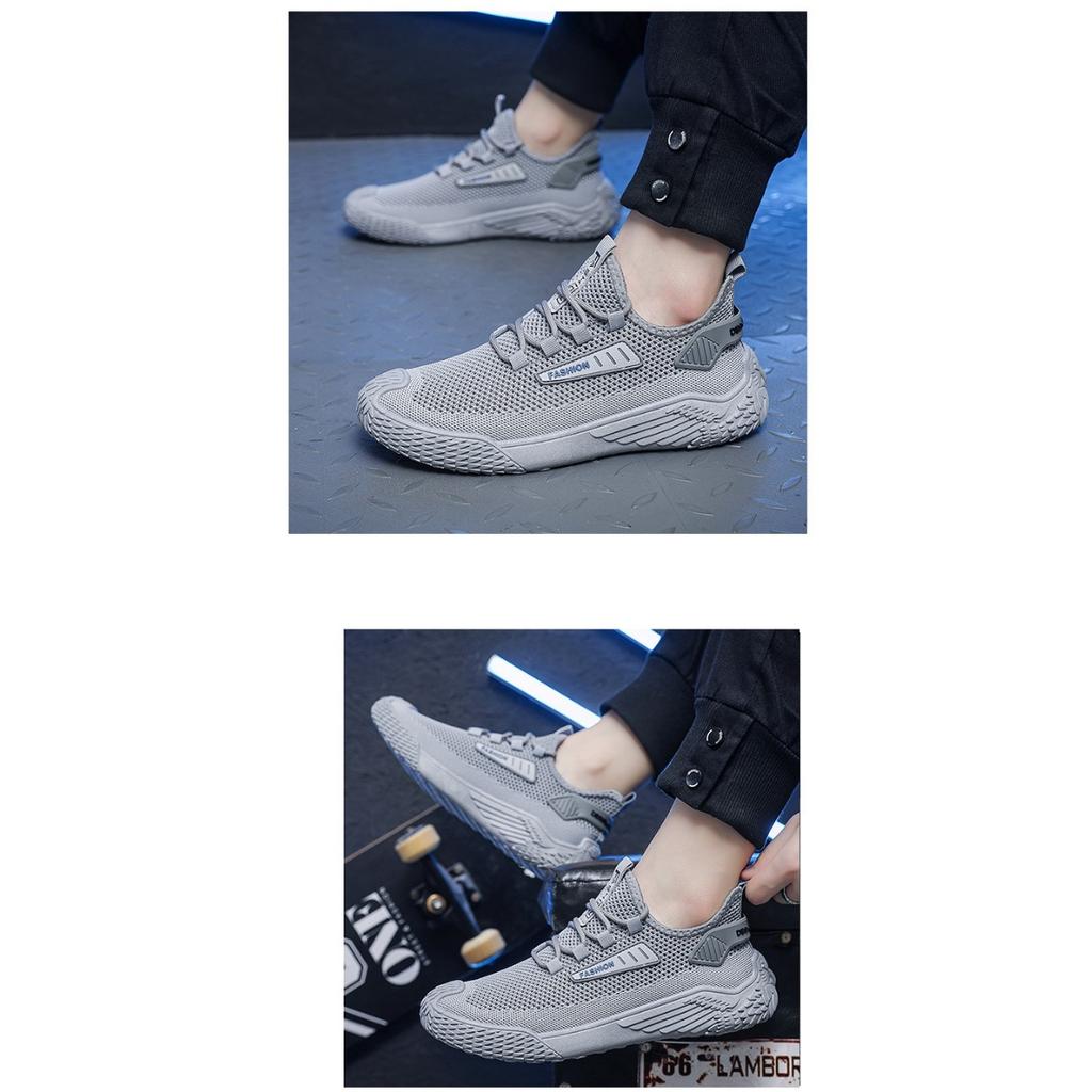 Breathable Men's Shoes Trendy Mesh Shoes,Fly Weave Running Shoes Cave Sneakers Men's Casual Shoes