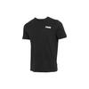 Solid Color Round Neck Pullover Casual Breathable Short Sleeve T-Shirt Unisex Tops Black 845677-01
