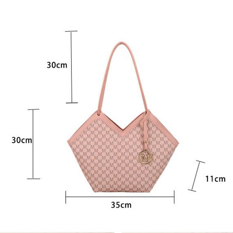 Fashion Light Luxury Tote Bag New Style Letter Printed Shoulder Bag Large Capacity Versatile Storage Bag Simple Classic Handbags