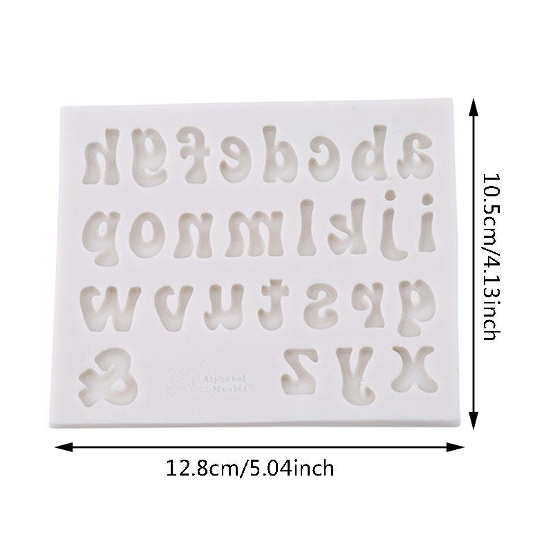 Sugar Craft Capital/Letter/Number Silicone Fondant Mold Cake Decorating Tools Chocolate Mold