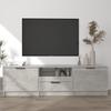 VidaXL TV Stand Entertainment Center Low Cabinet Stereo Cabinet Living Room Furniture Concrete Grey 811452