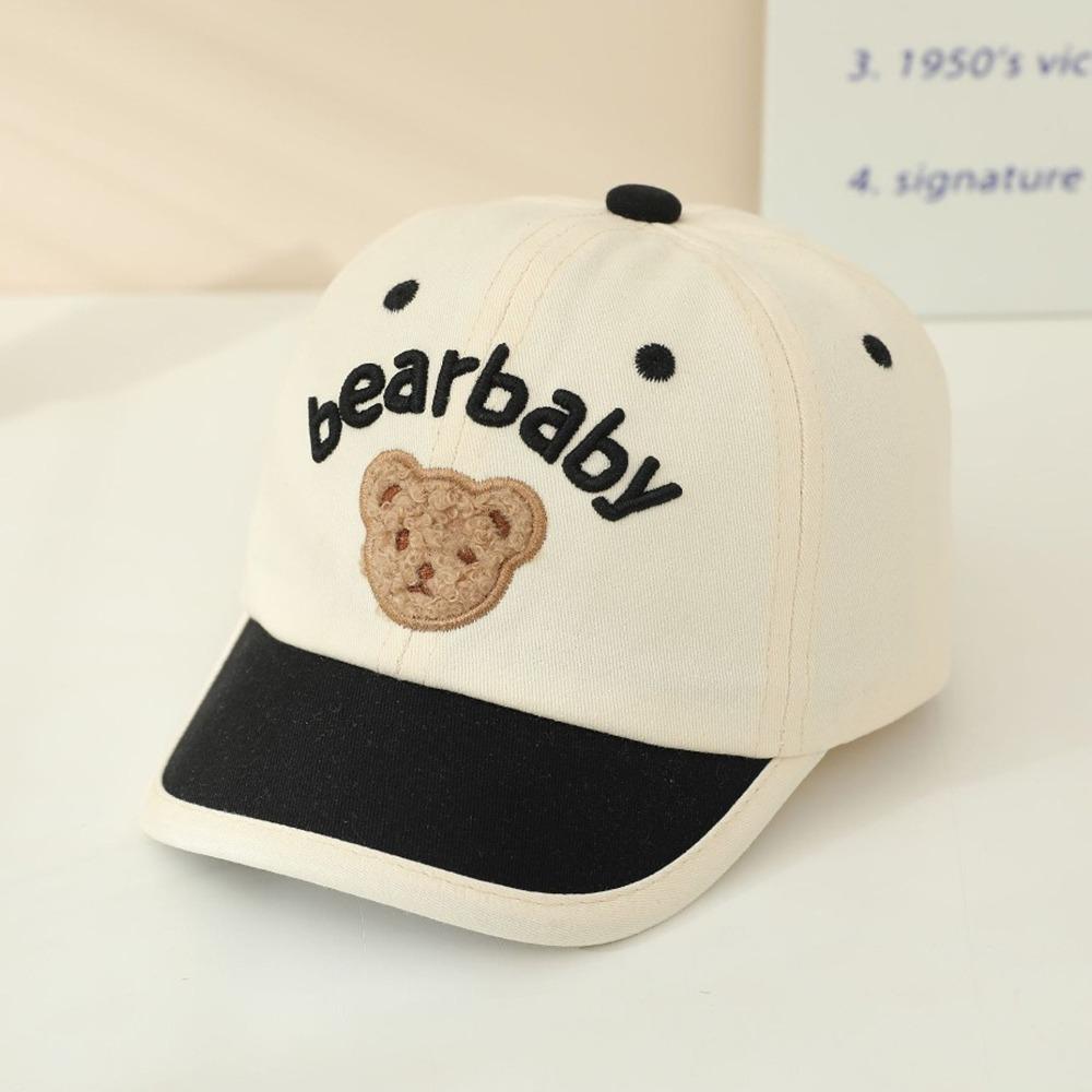 Bear Ear Baby Baseball Cap Corduroy Sun Protection Cap Boys Girls Caps Sun Hat Infant Boy Girl