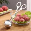 Non-Stick Kitchen Cooking Tools Meatball Scoop Ball Maker Mold Stainless Steel Meat Baller Tongs Cookie Scoop