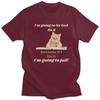 Male Im Going To Let God Fix It Funny Cat T Shirts Streetwear Short Sleeves Pure Cotton Colthing Casual Design Graphic Tee Tops