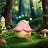Мини-домик для сказочного сада, Фигурка, Милый домик из смолы с подсолнухом/Тюльпаном/Ипомеей/Ландышем, для DIY-микроландшафта, бонсай, террариума