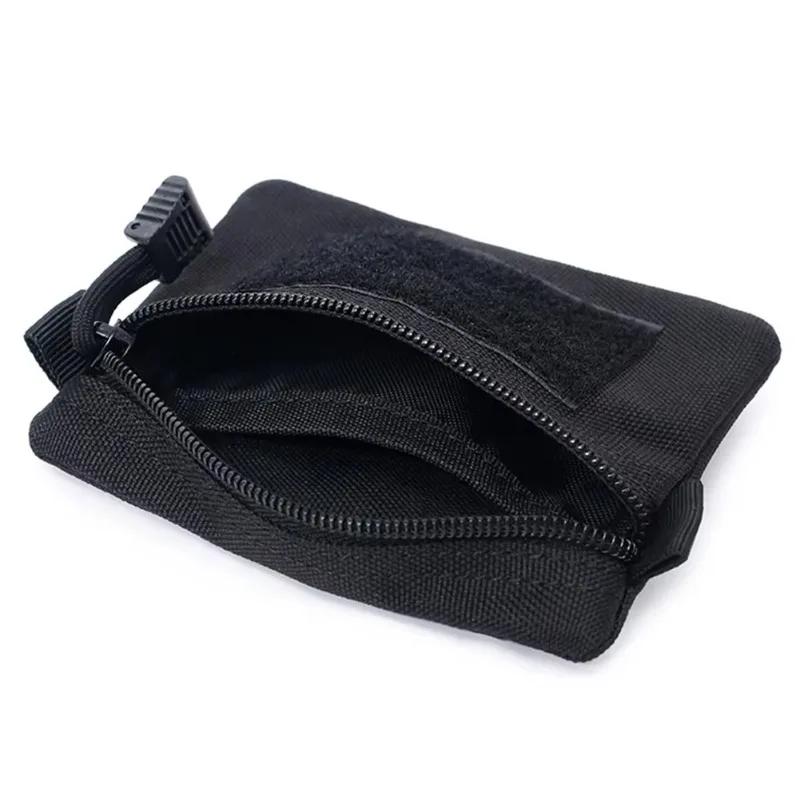 Наружная походная EDC кошелек Molle Водонепроницаемая портативная дорожная поясная сумка на молнии для кемпинга, пешего туризма, EDC-сумка, снаряжение для кемпинга