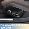Для Volvo XC60 XC90 S90 2018 ABS ручка регулировки автомобильного сиденья, панель, накладки, аксессуары для внутреннего литья