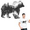 The Big Bear Patches For Clothes Parches Ropa Heat Press Appliqued Diy T-Shirt Clothes Stickers Thermal Transfer Sticker
