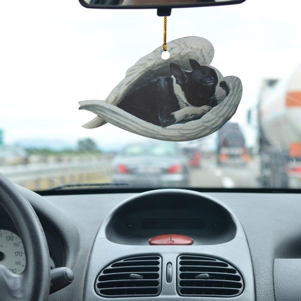 Милое подвесное украшение для собаки со спящим ангелом, подвесное украшение, подарочная подвеска