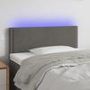 VidaXL LED Headboard Bedroom Furniture Single Bed Accessory Headboard Bed Frame Interior Dark Grey 3121509