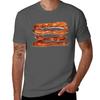 bacon rashers T-Shirt Blouse plus sizes Short sleeve tee T-shirts for men cotton