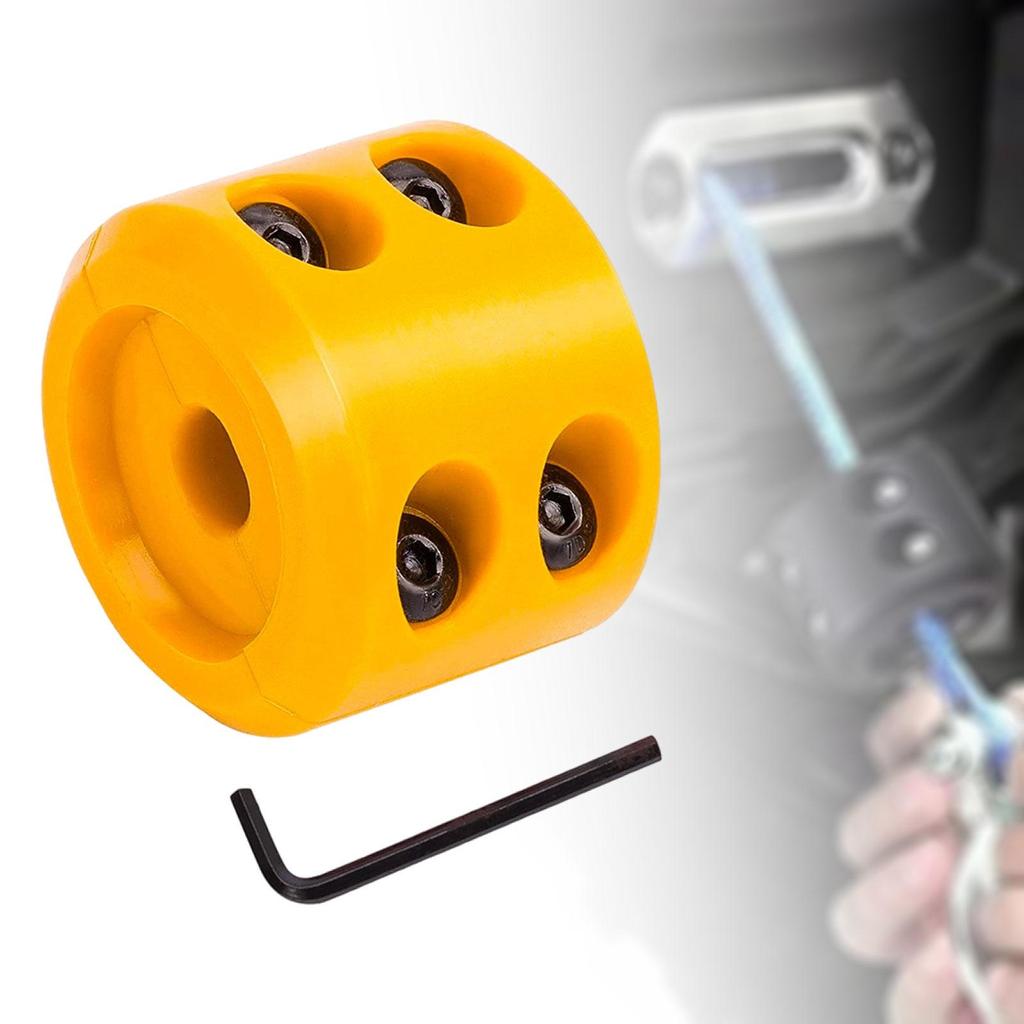 Стопор крюка троса лебедки резиновый лебедка троса сбережение для стального троса транспортного средства