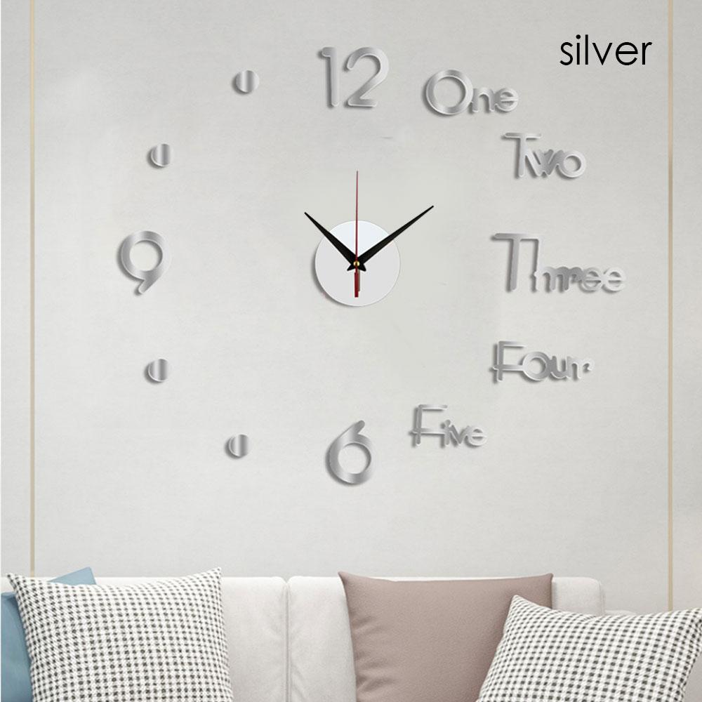 3D светящиеся настенные часы, зеркальные настенные наклейки, креативные часы «сделай сам», съемные художественные наклейки, домашний декор, кварцевая игла для гостиной, хит продаж