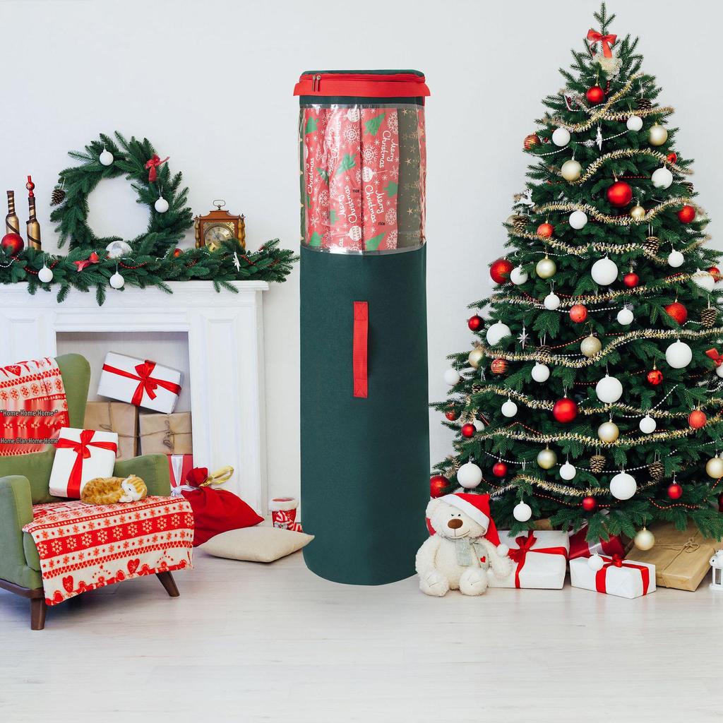 Трансграничный Рождественский Подарок Сумка для хранения рулонной бумаги - Прозрачный ПВХ Пылезащитный Органайзер